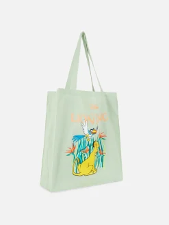 Reiseaccessoires|Primark „Disney Der König Der Löwen“ Canvas-Tasche Zum 30. Jubiläum Grün