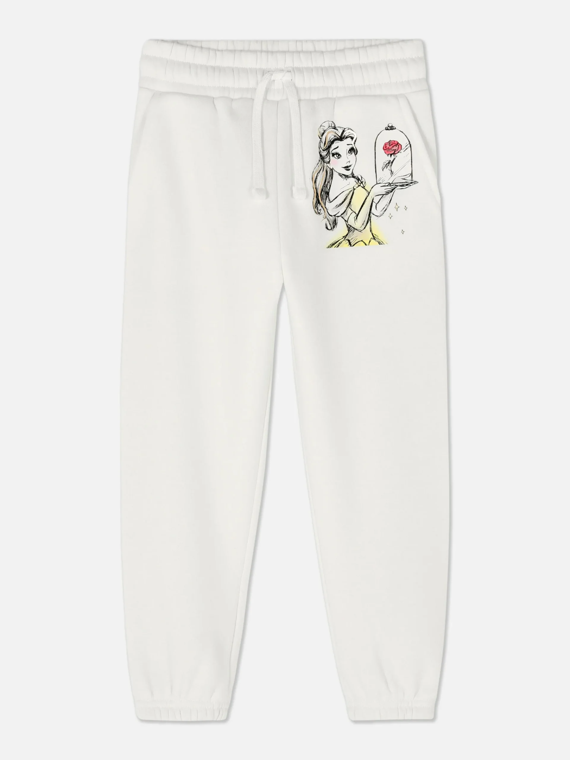 Jogginghosen|Primark „Disney Die Schöne Und Das Biest“ Jogginghose Weiß