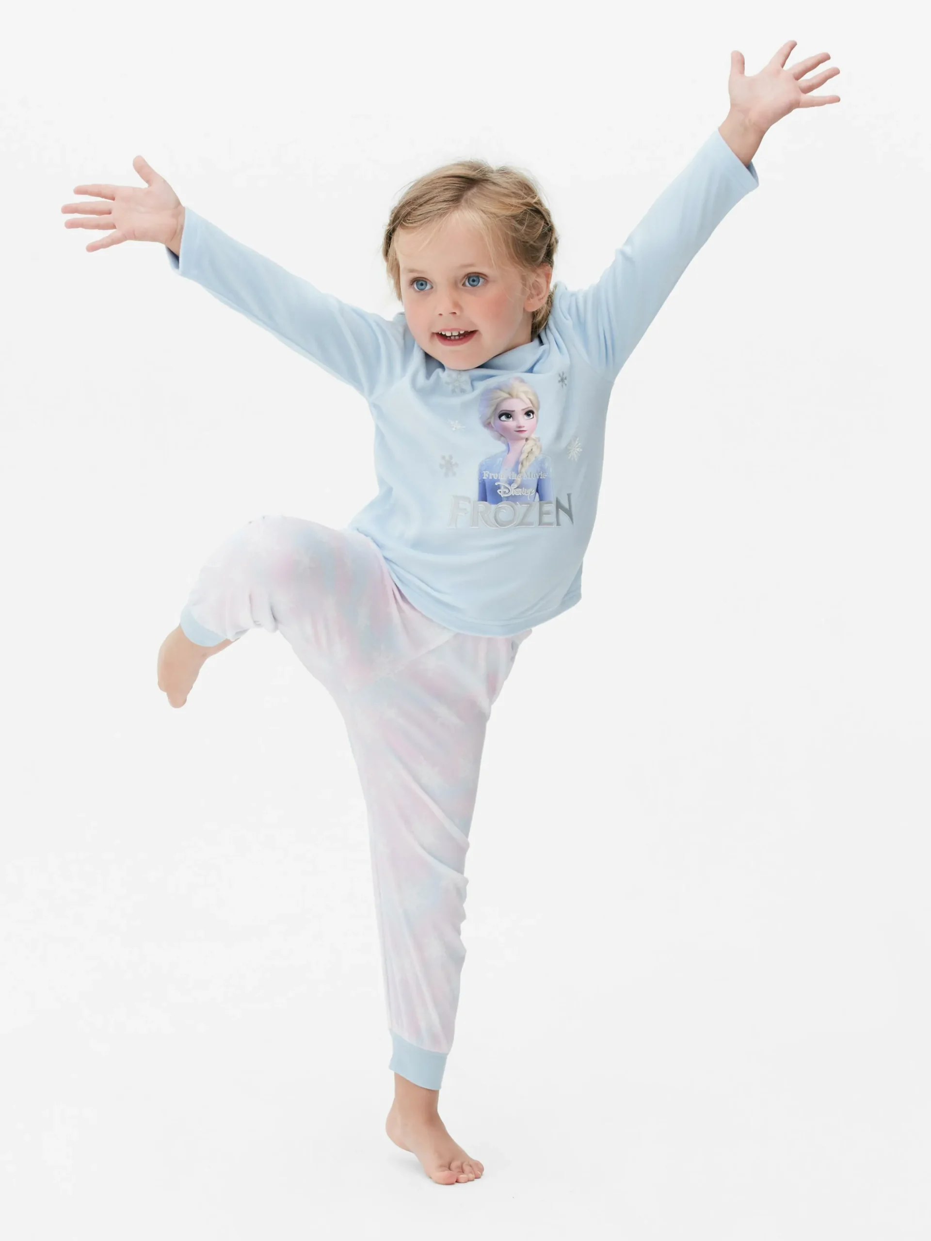 Schlafanzüge Und Nachtwäsche|Primark „Disney Frozen“ Schlafanzug Aus Minkystoff Blau