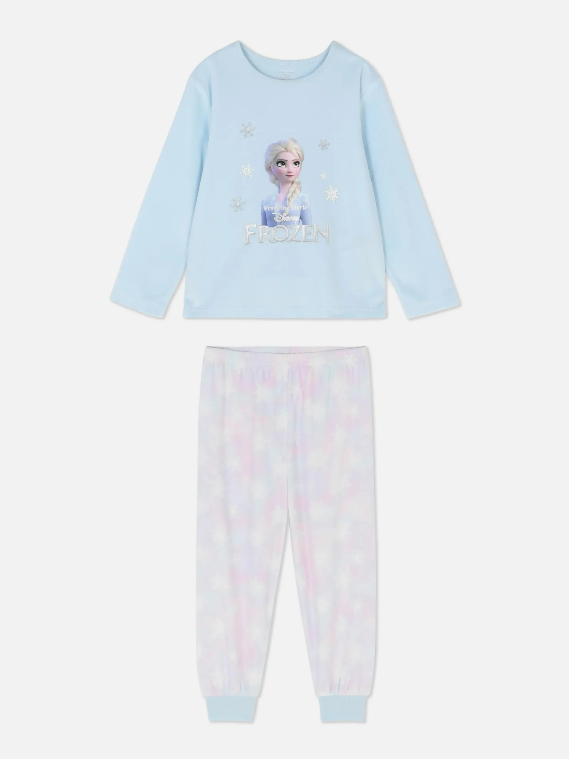 Schlafanzüge Und Nachtwäsche|Primark „Disney Frozen“ Schlafanzug Aus Minkystoff Blau