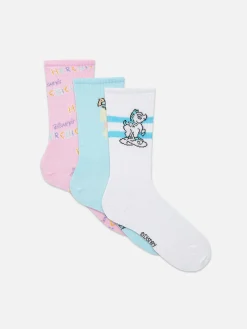 Socken|Primark „Disney Hercules“ Crew-Socken, 3er-Pack Multi