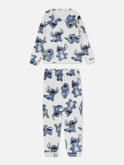 Schlafanzüge|Primark „Disney“ Langärmeliger Schlafanzug Aus Fleece Elfenbeinfarben
