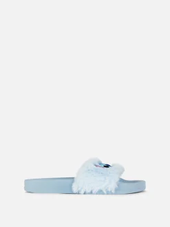 Sandalen Und Flipflops|Primark „Disney Lilo & Stitch“ Badesandalen Aus Kunstfell Blau