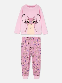 Schlafanzüge Und Nachtwäsche|Primark „Disney Lilo & Stitch Engel“ Schlafanzug Rosa
