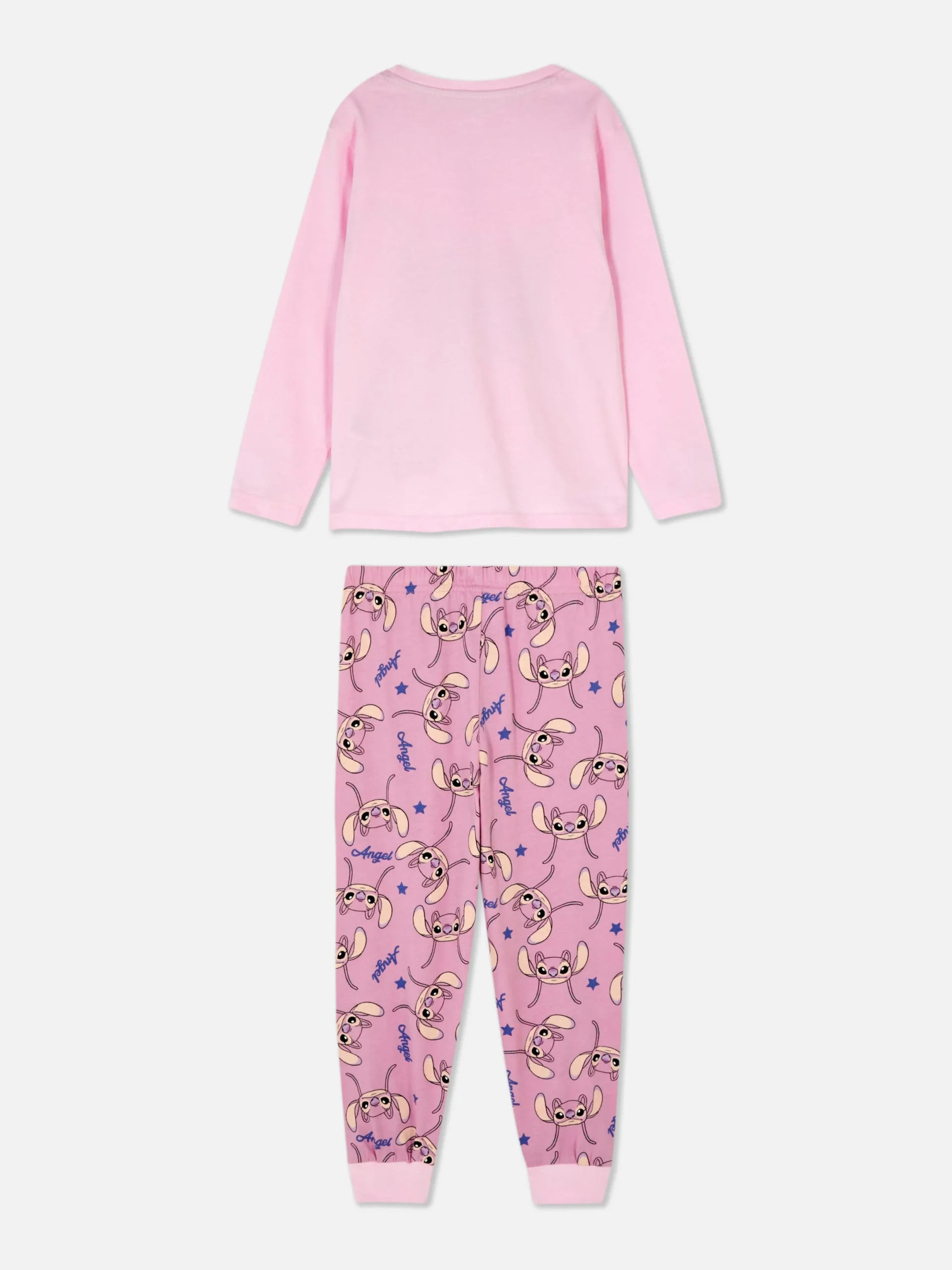 Schlafanzüge Und Nachtwäsche|Primark „Disney Lilo & Stitch Engel“ Schlafanzug Rosa