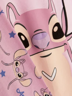 Schlafanzüge Und Nachtwäsche|Primark „Disney Lilo & Stitch Engel“ Schlafanzug Rosa