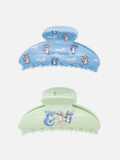 Haarschmuck|Primark „Disney Lilo & Stitch“ Flügelklammern, 2er-Pack Blau