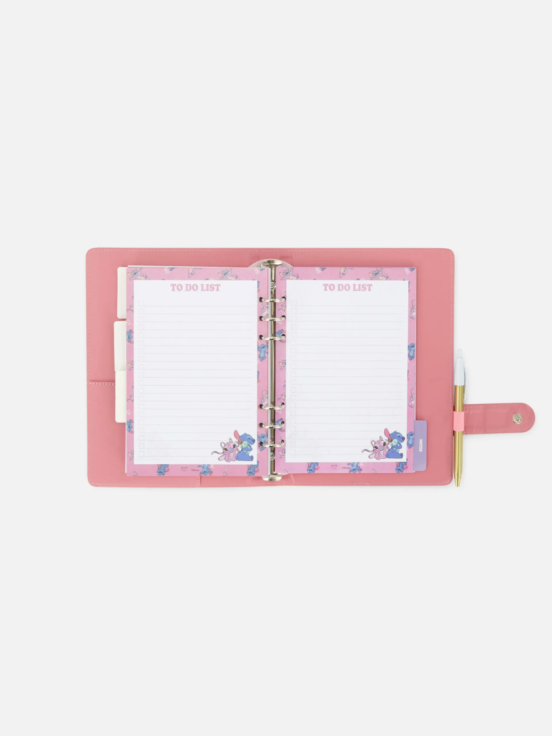 Notizbücher|Primark „Disney Lilo & Stitch“ Taschentagebuch Rosa