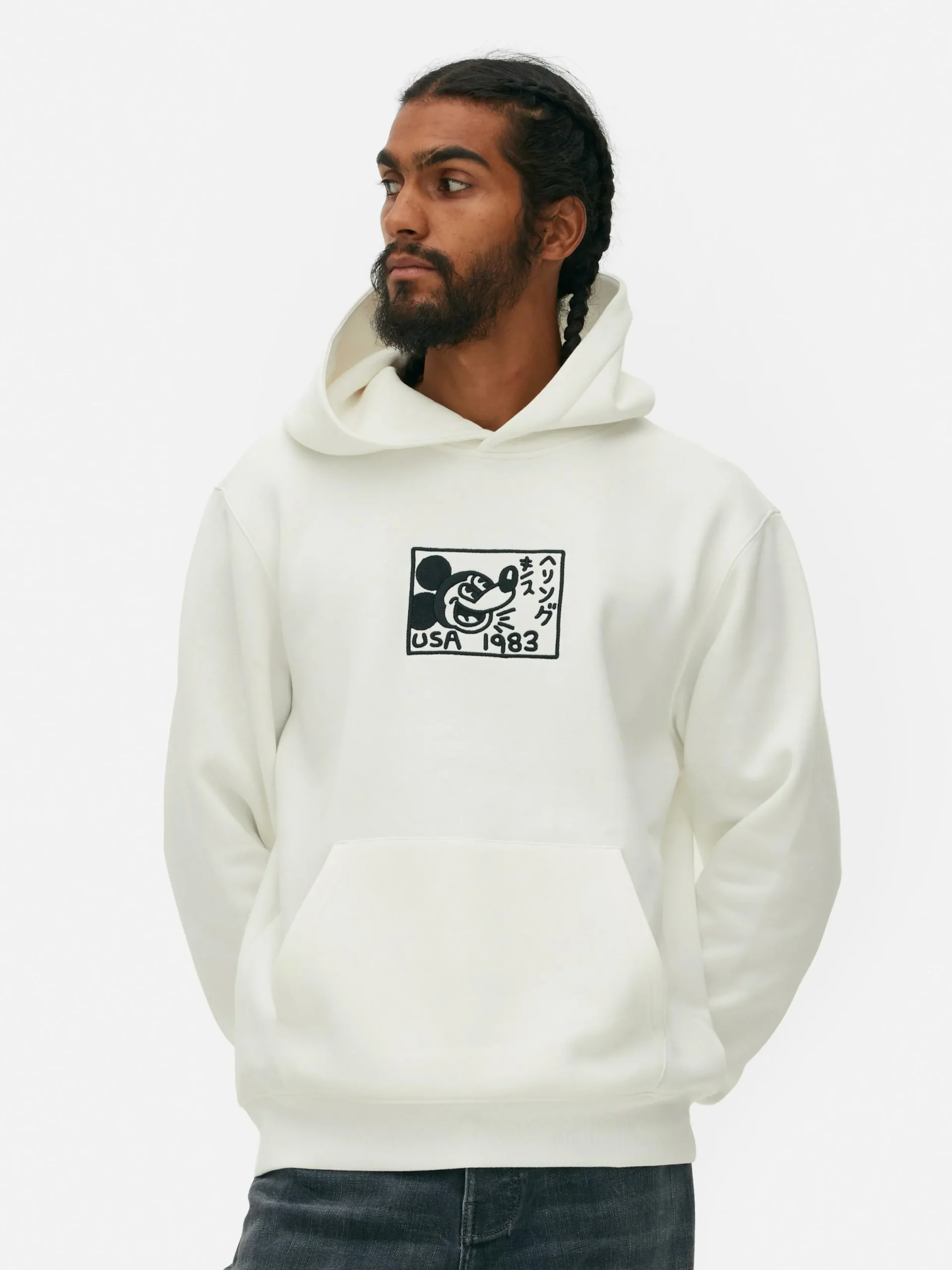Grafik-T-Shirts Und -Sweatshirts|Hoodies Und Sweatshirts|Primark „Disney Mickey Maus“ Hoodie Ecrufarben