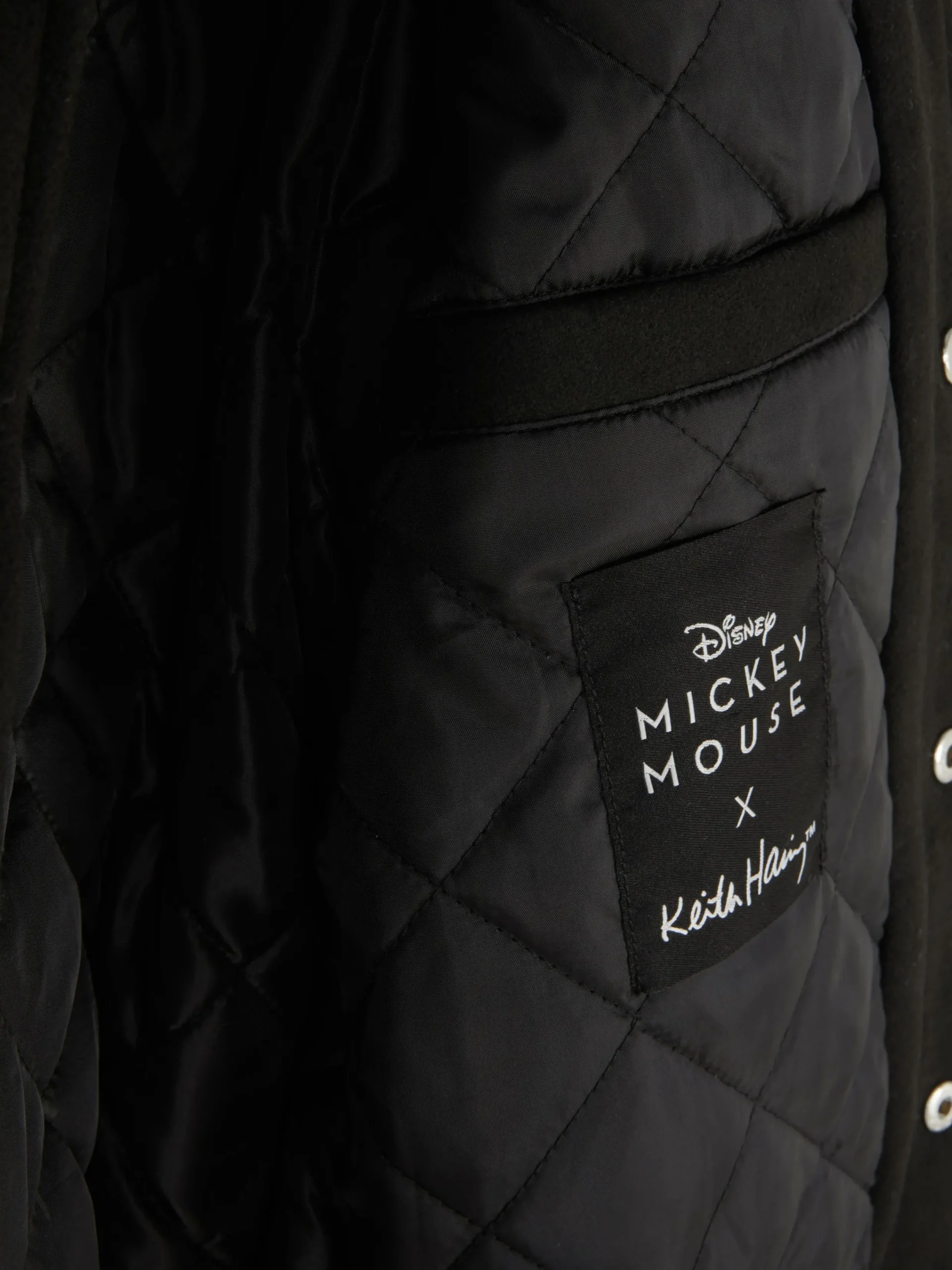 Jacken Und Mäntel|Primark „Disney Mickey Maus X Keith Haring“ College-Jacke Schwarz