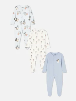 Babygirls Und Strampler|Primark „Disney Micky Maus & Freunde“ Schlafanzüge, 3er-Pack Blau