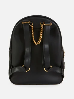 Taschen Und Portemonnaies|Primark „Disney Micky Maus“ Rucksack Mit Monogramm Schwarz