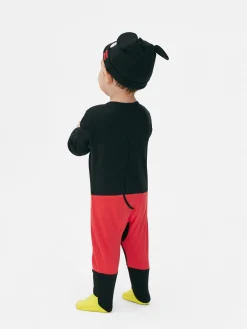 Sets Und Outfits|Babygirls Und Strampler|Primark „Disney Micky Maus“ Schlafanzug Und Mütze Im Set Rot