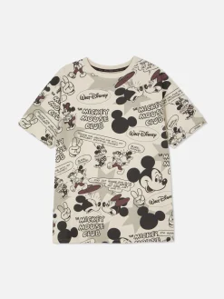 Schlafanzugoberteile|Primark „Disney Micky Maus“ Schlafanzugtop Taupefarben