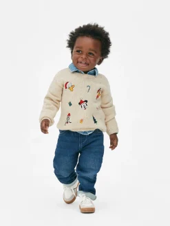 Pullover Und Cardigans|Primark „Disney Micky Maus Und Freunde“ Weihnachtspullover Steinfarben