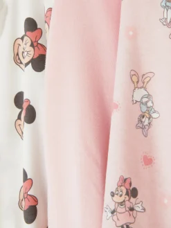 Babygirls Und Strampler|Primark „Disney Minnie Daisy“ Velours-Schlafanzüge, 3er-Pack Rosa