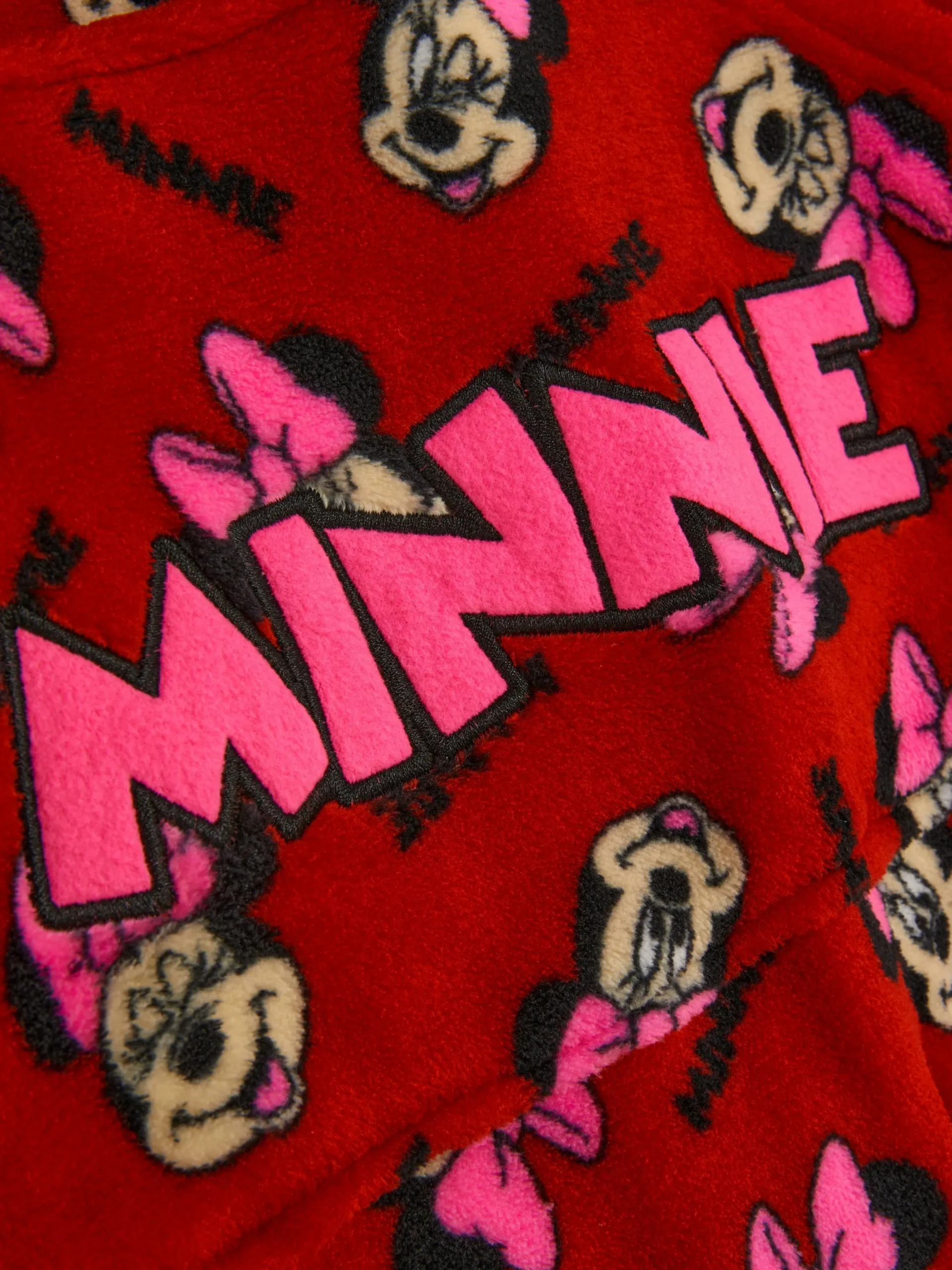 Snuddies Und Einteiler|Primark „Disney Minnie Maus“ Fleece-Snuddie Für Kinder Rot