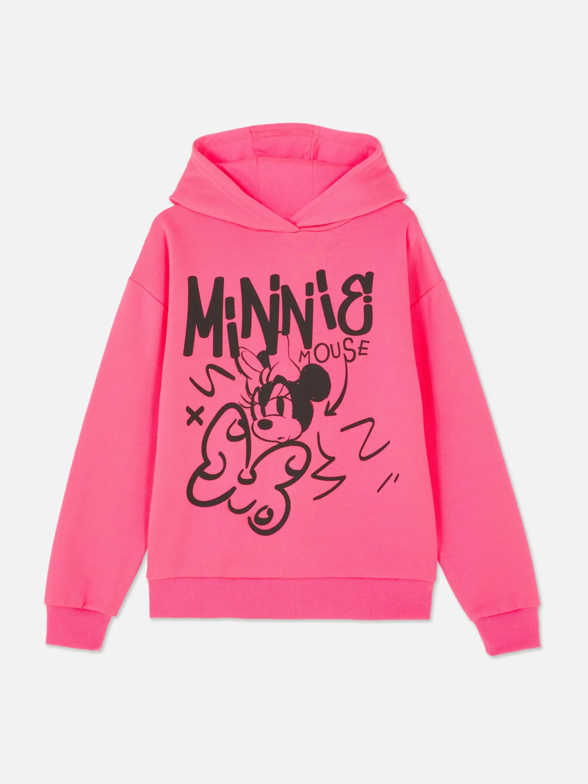 Hoodies Und Sweatshirts|Primark „Disney Minnie Maus“ Graffiti-Hoodie Pink
