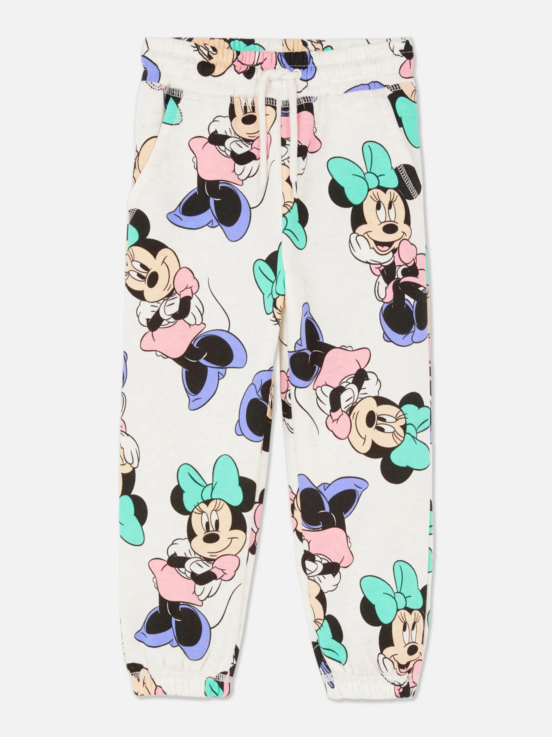 Jogginghosen|Primark „Disney Minnie Maus“ Jogginghose Mit Elastik-Bund Hellbeige