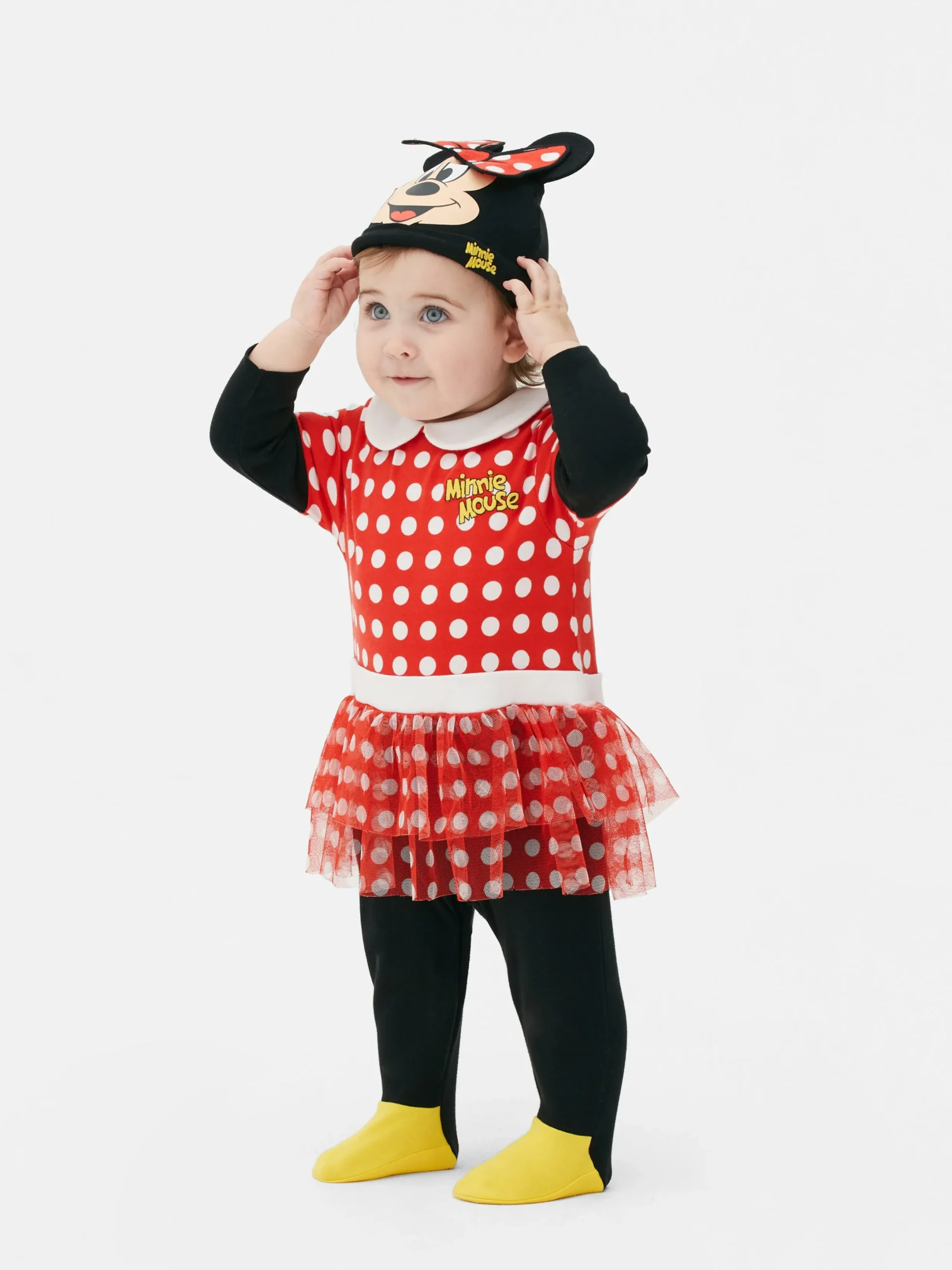 Sets Und Outfits|Primark „Disney Minnie Maus“ Schlafanzug Und Mütze Im Set Rot