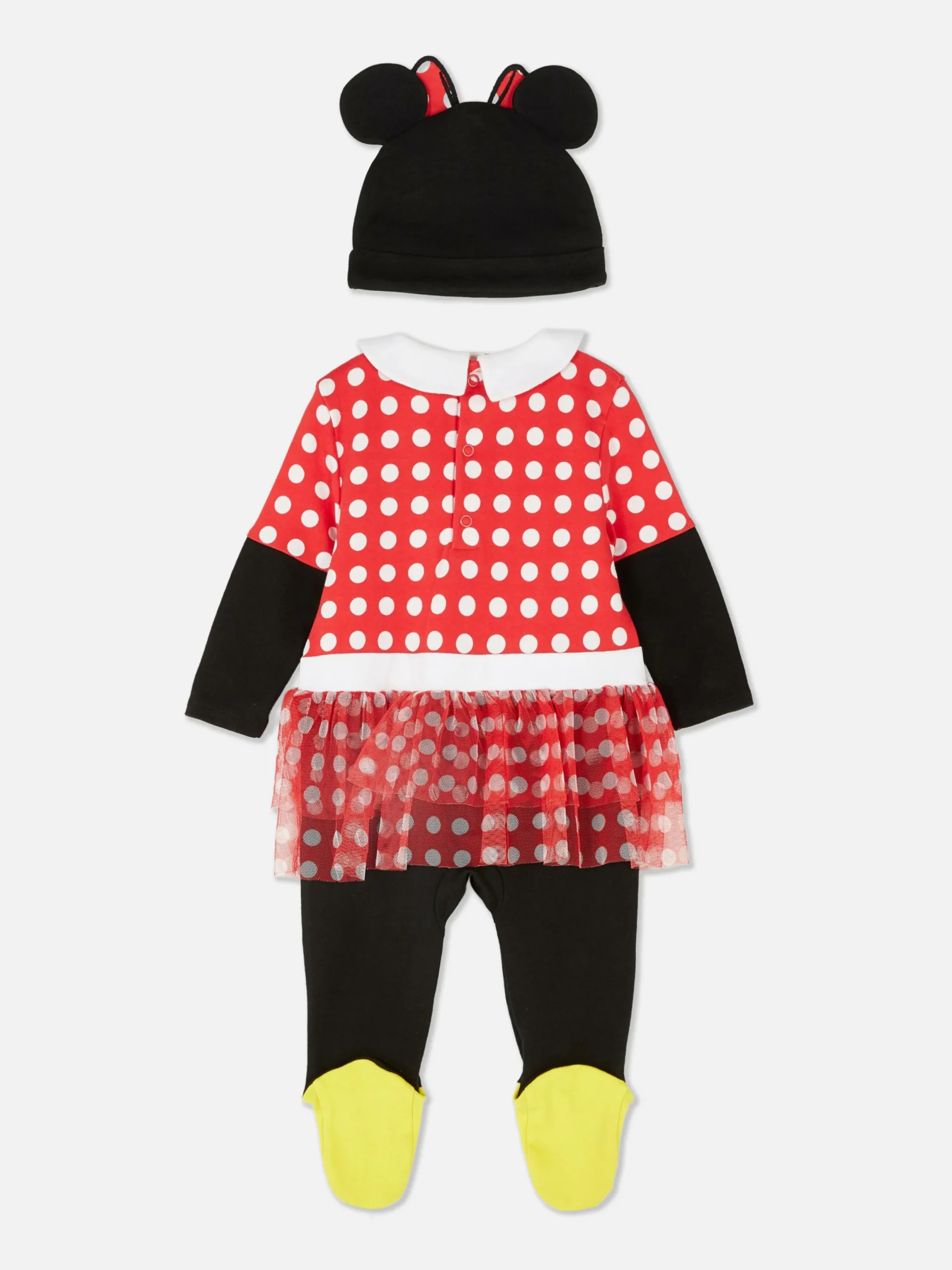 Sets Und Outfits|Primark „Disney Minnie Maus“ Schlafanzug Und Mütze Im Set Rot
