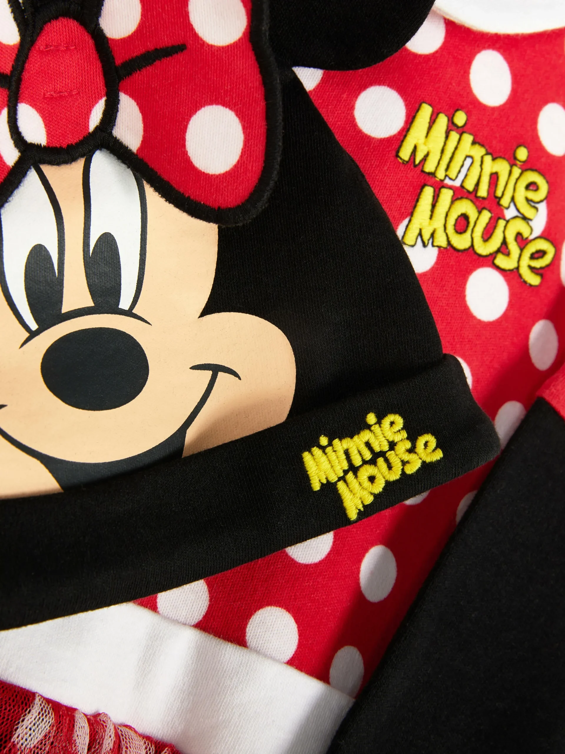 Sets Und Outfits|Primark „Disney Minnie Maus“ Schlafanzug Und Mütze Im Set Rot
