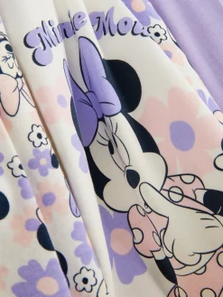 Schlafanzüge Und Nachtwäsche|Primark „Disney Minnie Maus“ Schlafanzug, 2er-Pack Violett