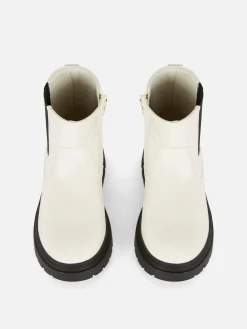 Stiefel Und Gummistiefel|Primark „Disney Minnie Maus“ Stiefel Mit Laufsohle Beige
