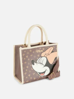 Taschen Und Portemonnaies|Primark „Disney Minnie Maus“ Tragetasche Aus Kunstleder Braun