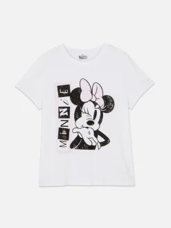Tops Und T-Shirts|Primark „Disney Minnie Maus“ T-Shirt Mit Grafik Weiß