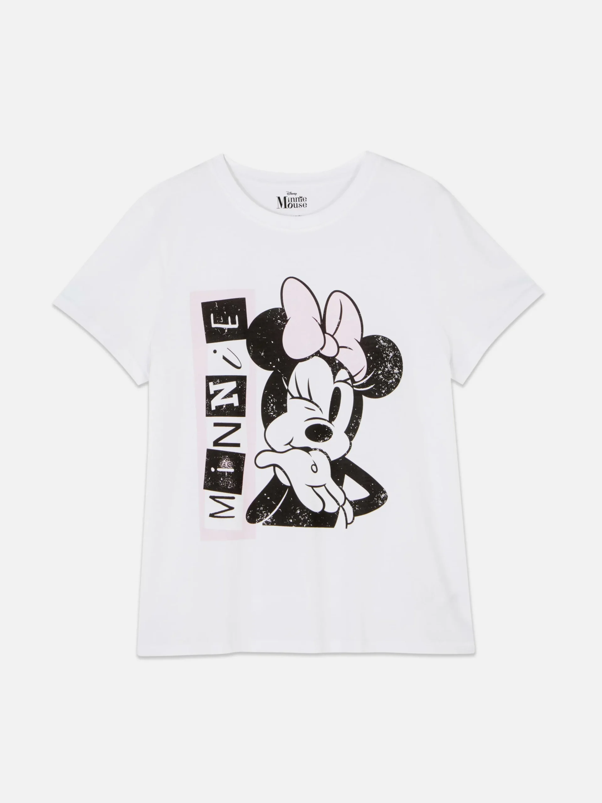 Tops Und T-Shirts|Primark „Disney Minnie Maus“ T-Shirt Mit Grafik Weiß