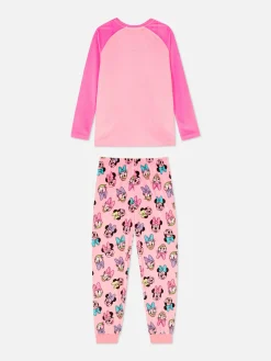 Schlafanzüge Und Nachtwäsche|Primark „Disney Minnie Maus Und Daisy Duck“ Pyjama Aus Velours Rosa