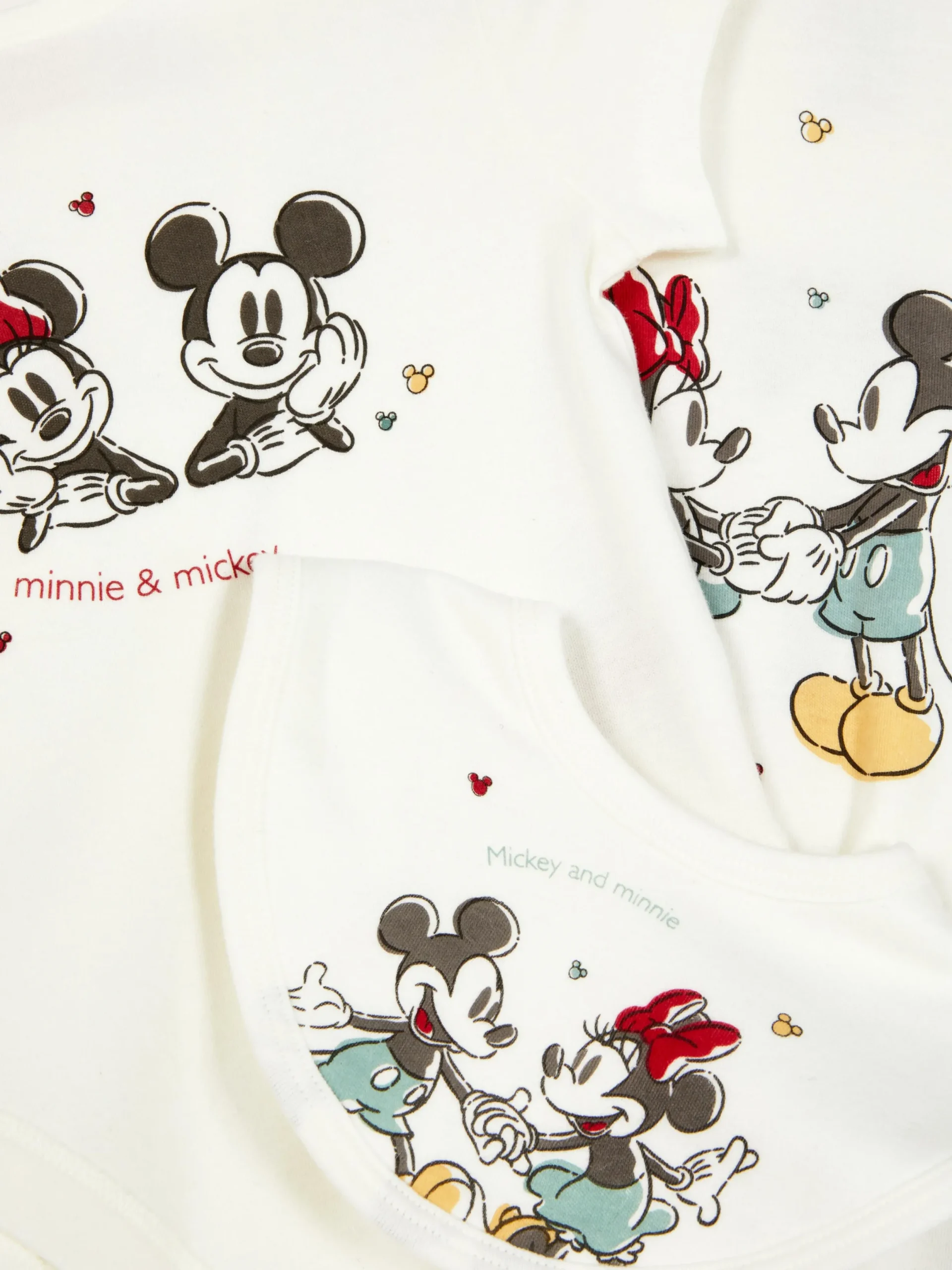 Sets Und Outfits|Primark „Disney“ Schlafanzug, Bodysuit Und Lätzchen Im Set Elfenbeinfarben