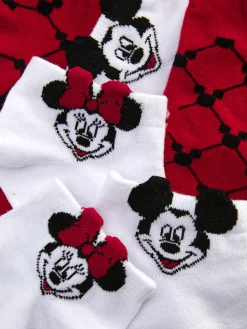 Socken|Primark „Disney“ Sneakersocken, 3er-Pack Weiß