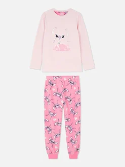 Schlafanzüge Und Nachtwäsche|Primark „Disney Stitch & Angel“ Fleece-Schlafanzug Rosa