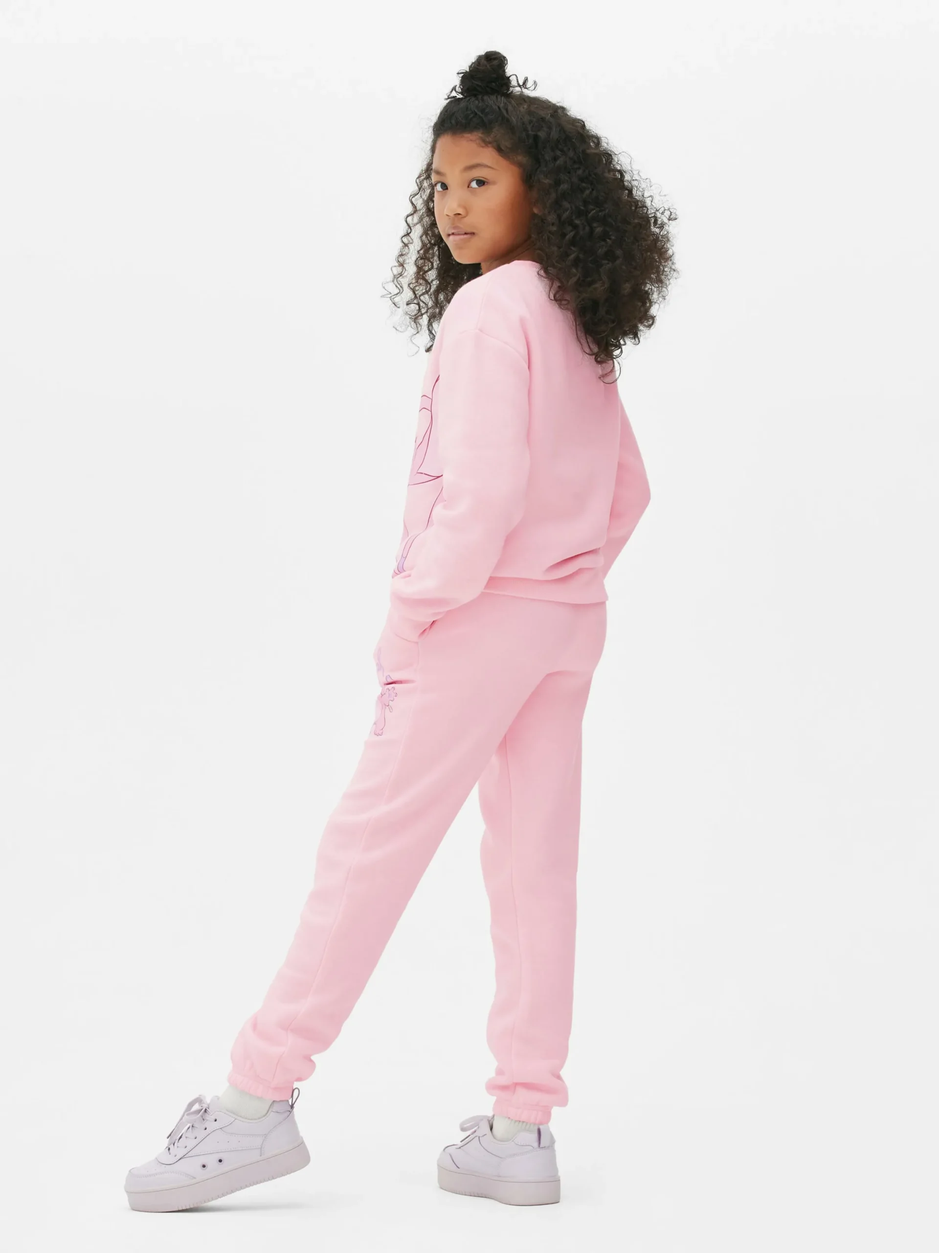 Hoodies Und Sweatshirts|Primark „Disney Stitch & Angel“ Kombi-Sweatshirt Mit Grafik Rosa
