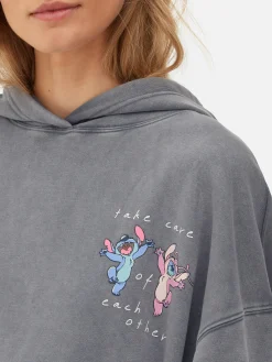 Hoodies Und Sweatshirts|Primark „Disney Stitch & Engel“ Hoodie Zum Kombinieren Anthrazitfarben