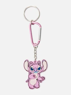 Reiseaccessoires|Primark „Disney Stitch Angel“ Schlüsselanhänger Rosa