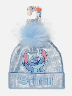 Mützen, Handschuhe Und Schals|Primark „Disney Stitch“ Beanie Mit Pompon Silber
