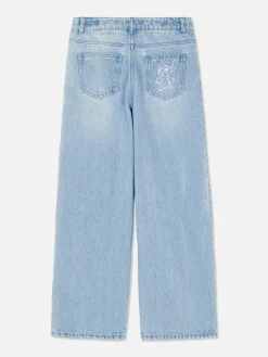 Jeans|Primark „Disney Stitch“ Denim-Jeans Blau