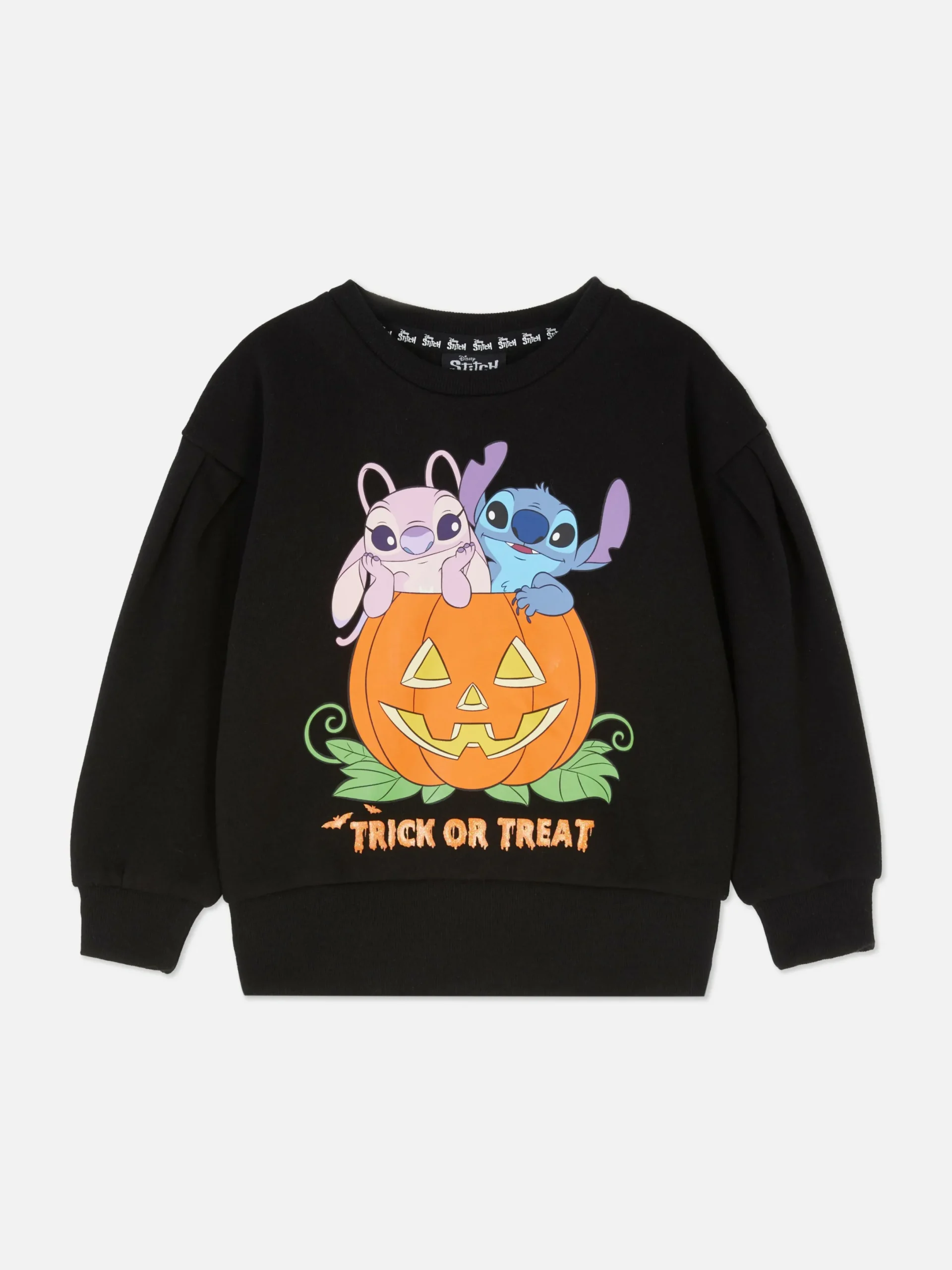 Halloween-Kostüme Für Kinder|Halloween Alle|Primark „Disney Stitch“ Halloween-Sweatshirt Schwarz