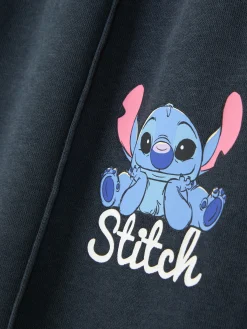 Jogginghosen|Primark „Disney Stitch“ Jogginghose Mit Weitem Bein Anthrazitfarben