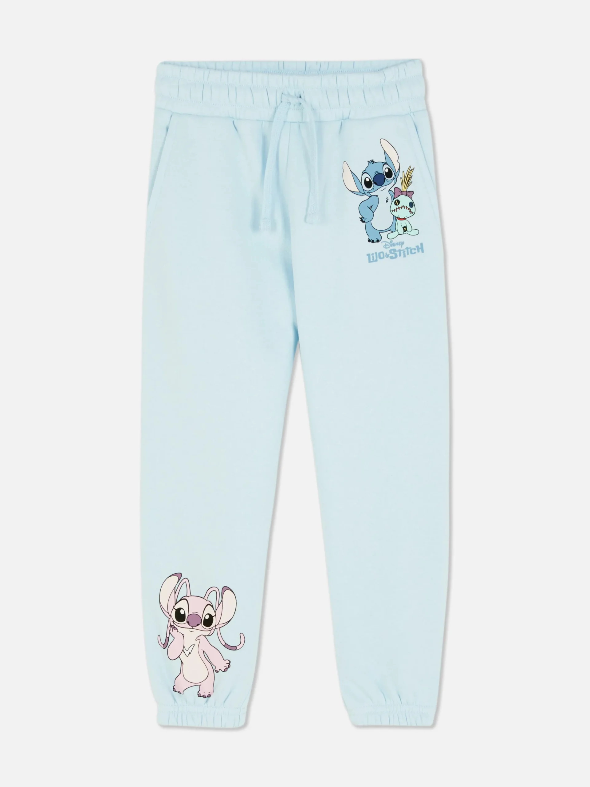 Jogginghosen|Primark „Disney Stitch“ Jogginghose Mit Elastischem Bund Hellblau