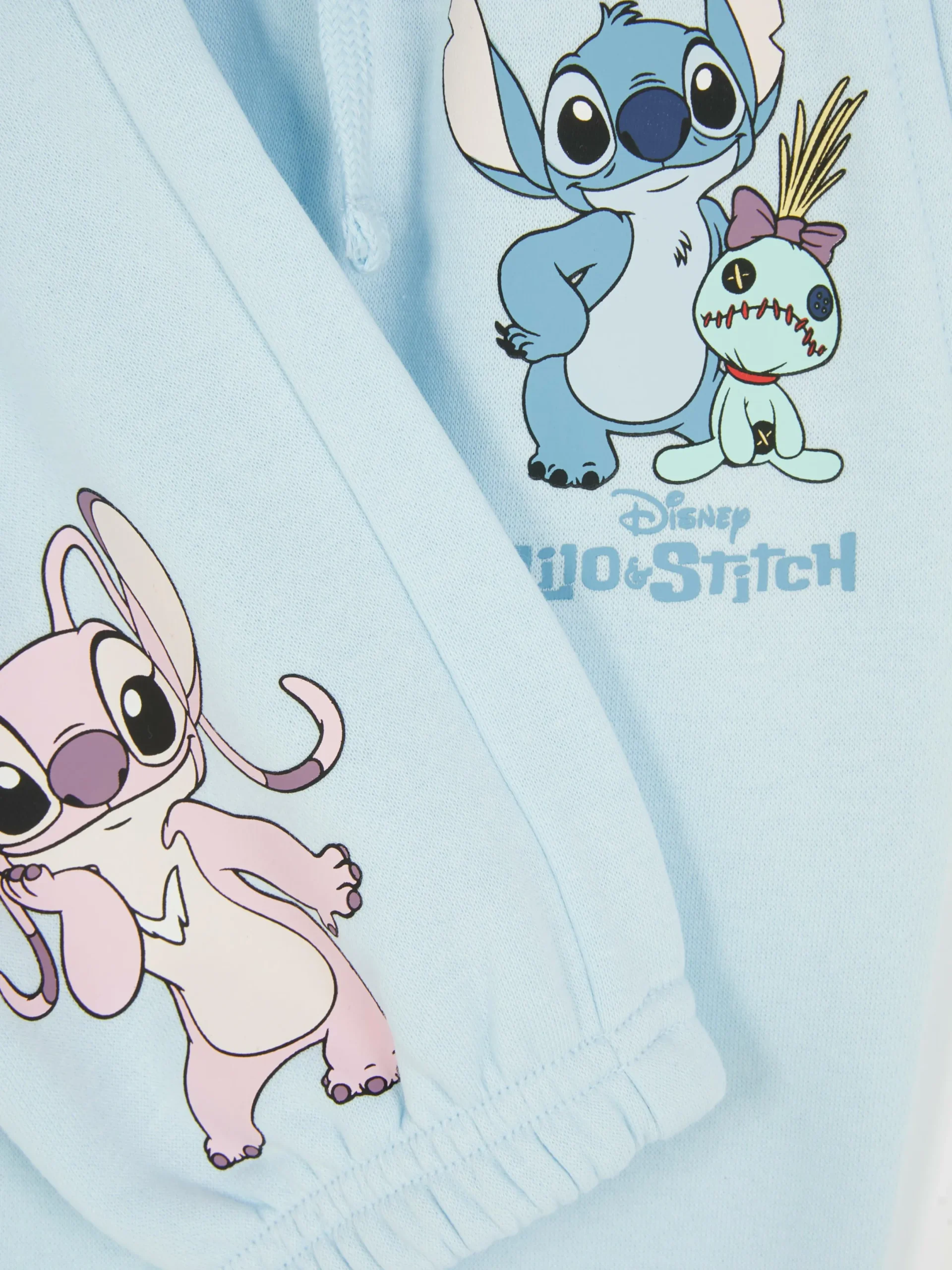 Jogginghosen|Primark „Disney Stitch“ Jogginghose Mit Elastischem Bund Hellblau