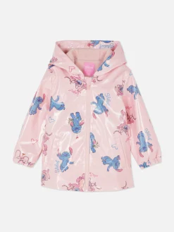 Jacken Und Mäntel|Primark „Disney Stitch“ Regenjacke Rosa