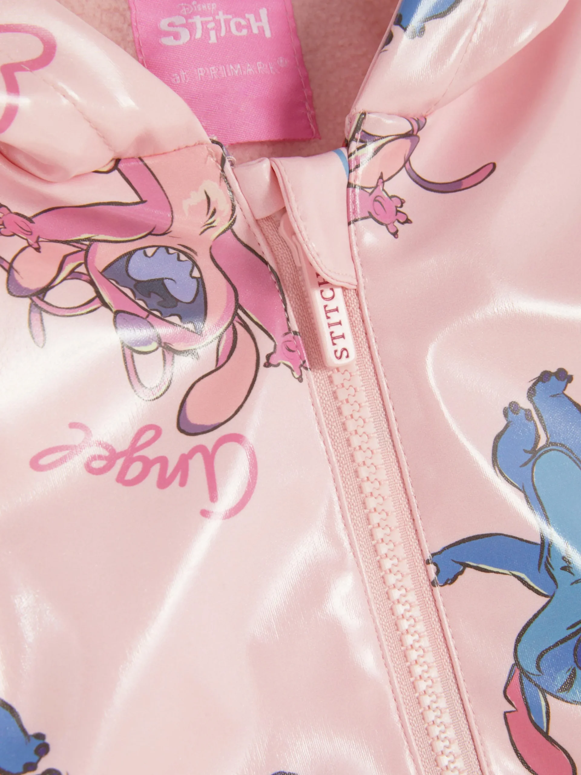 Jacken Und Mäntel|Primark „Disney Stitch“ Regenjacke Rosa