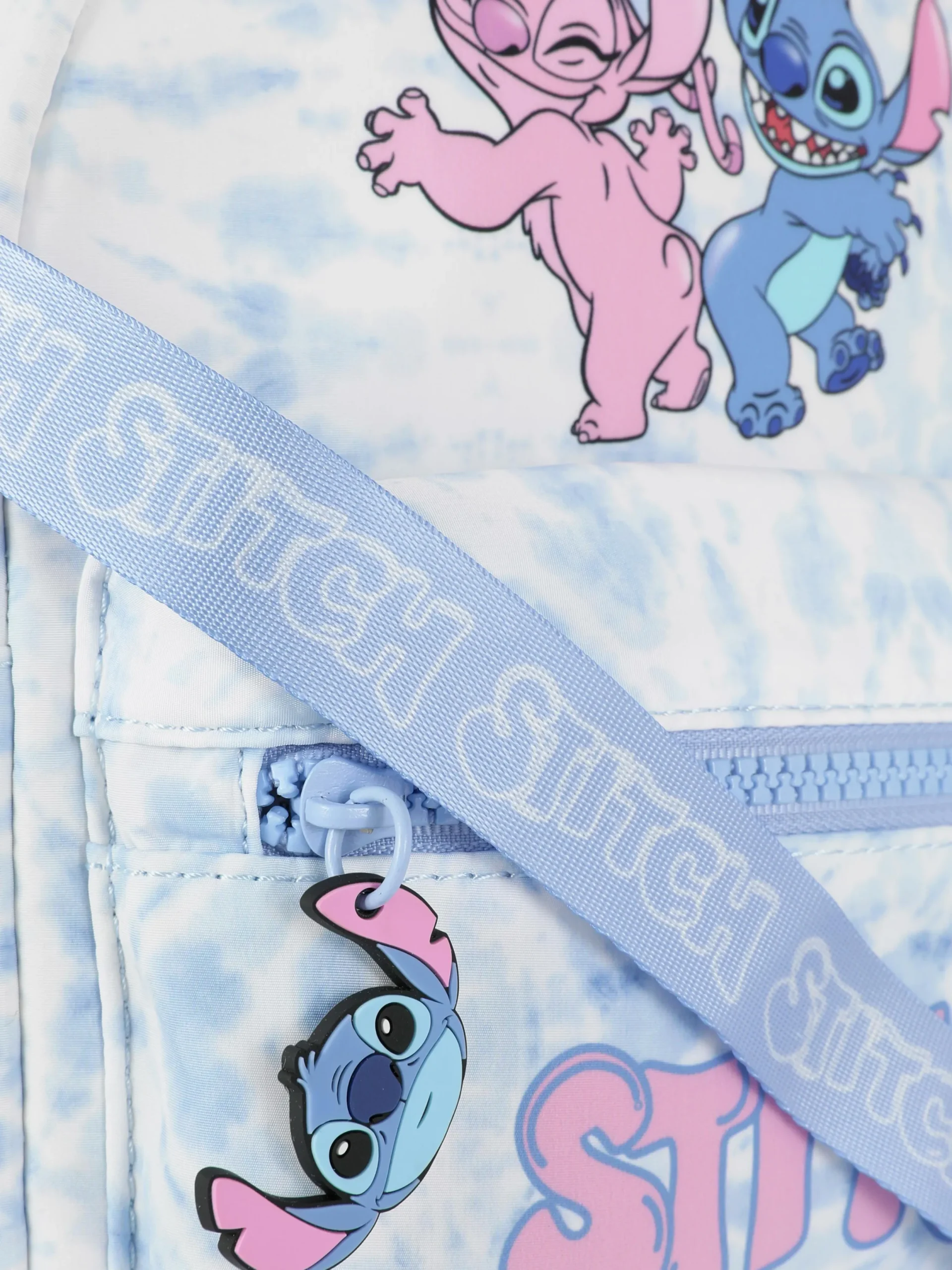 Taschen|Primark „Disney Stitch“ Rucksack In Batikoptik Blau