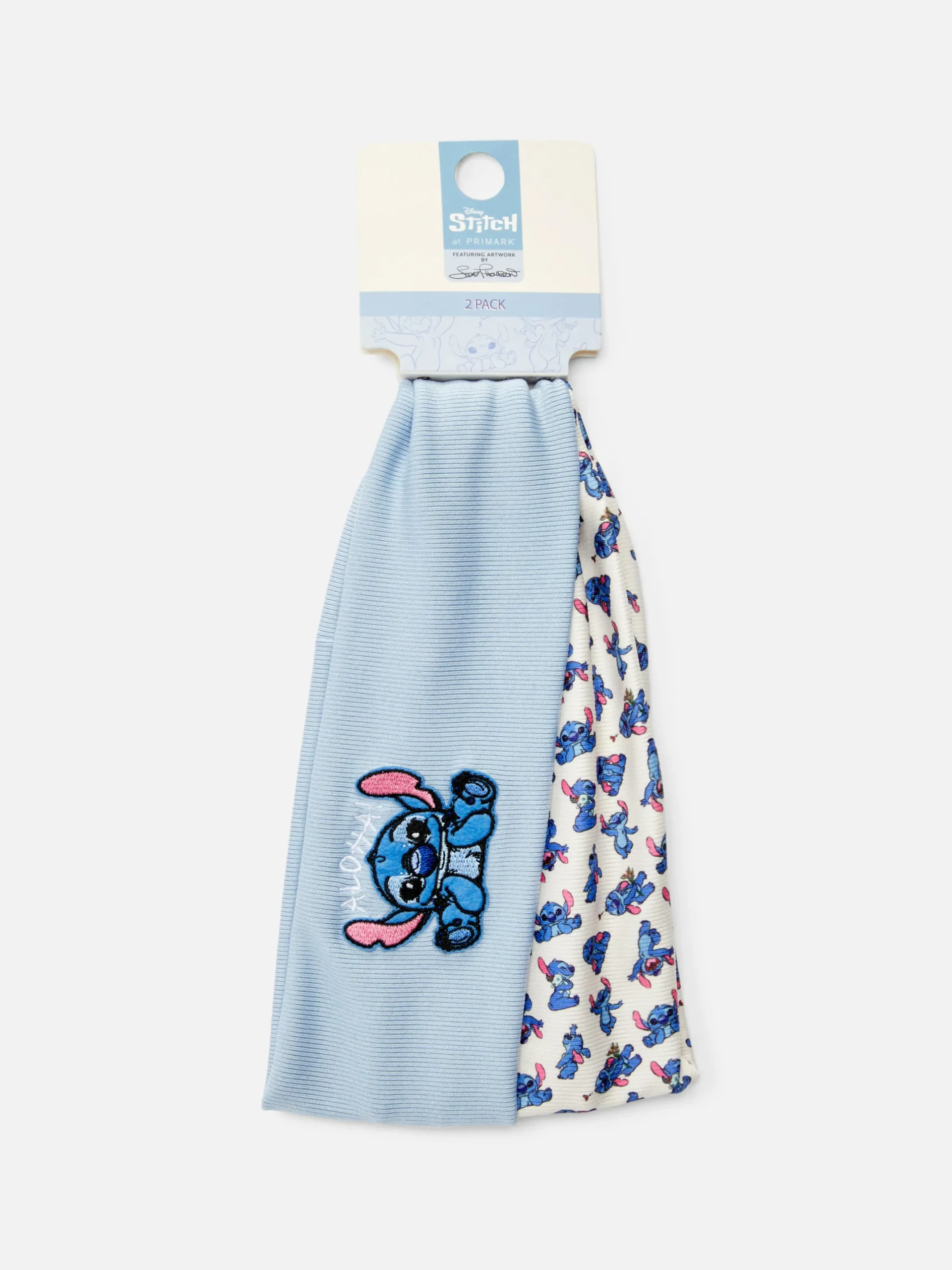 Haarschmuck|Primark „Disney Stitch“ Stretch-Haarbänder, 2er-Pack Multi