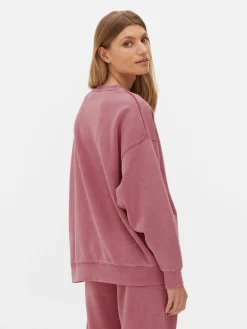Hoodies Und Sweatshirts|Primark „Disney Stitch“ Sweatshirt Zum Kombinieren Rosa