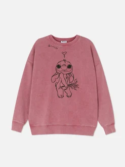 Hoodies Und Sweatshirts|Primark „Disney Stitch“ Sweatshirt Zum Kombinieren Rosa